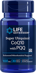 Super Ubiquinol CoQ10 with PQQ. 100 mg, 30 softgels - Life Extension