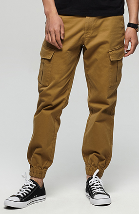 休闲裤 多袋收口工装 男款