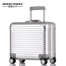 网红行李箱ins潮男拉杆女24寸旅行20密码韩版皮箱子小型轻便登机18寸商务拉杆箱 银色 18寸1050