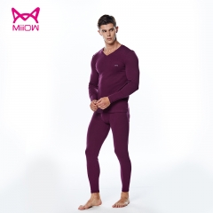 （代发）猫人-棉舒绒V领男套MOU761103 无 深海蓝：XXL