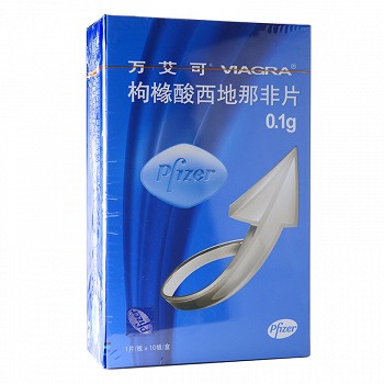万艾可 枸橼酸西地那非片  0.1g*10片