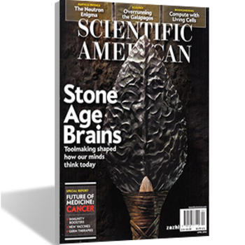 Scientific American科学美国人（英语）（1年共12期）（杂志订阅）