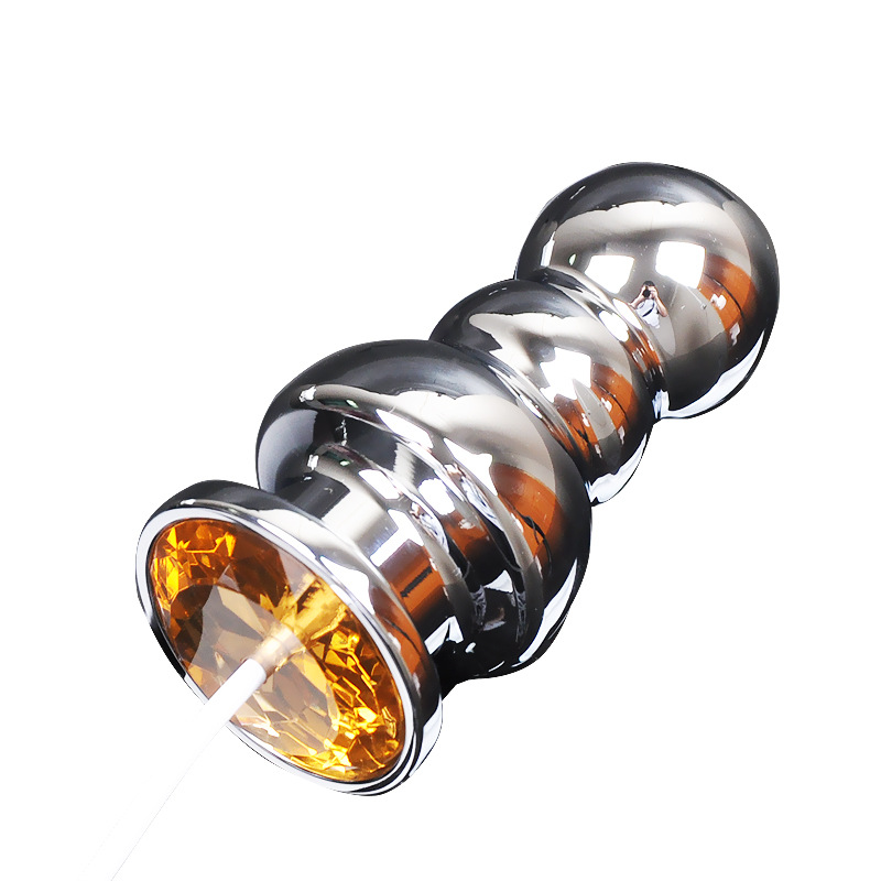 久兴 成人用品情趣金属电动肛塞初级进阶后庭拉珠变频震动自慰器-美咻咻情趣用品商城