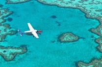 【早鸟特惠】圣灵群岛心形大堡礁60分钟观光飞机+白天堂沙滩游船一日游（艾尔利滩出发） 