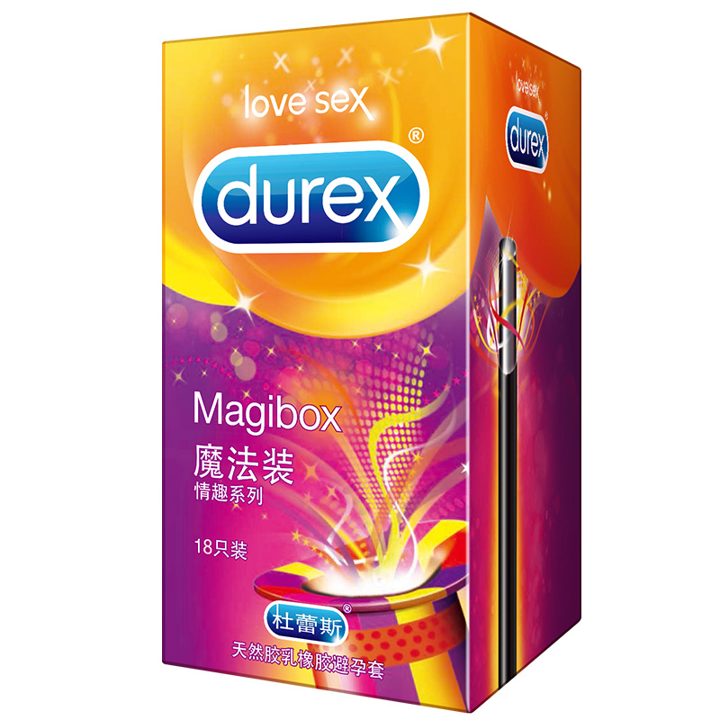 杜蕾斯 魔法装凸点螺纹带刺避孕套大号套情趣安全套18只装-美咻咻情趣用品商城
