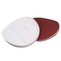 20pcs 6 Inch Hook and Loop Sanding Discs 320 Grit Sandpaper Circular Pads (Brick Red)