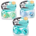 安抚奶嘴/汤美天地全天候6-18个月2只装蓝色/绿色/靛色随机发