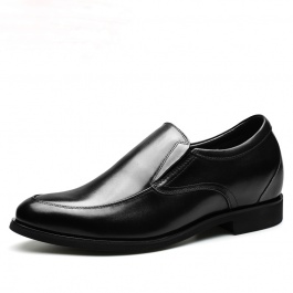 【何金昌】新款简约增高皮鞋 牛皮舒适增高7厘米