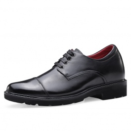 【何金昌】新款男士正装打蜡真皮内增高鞋