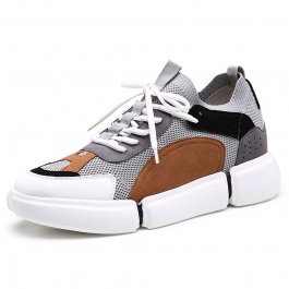 【乐昂】男士休闲运动增高鞋 潮流男运动增高鞋 6CM