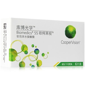 欧柯莱视BIOMEDICS 55月抛隐形眼镜6片