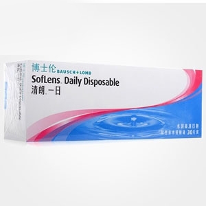 博士伦清朗一日水润日抛隐形眼镜30片装