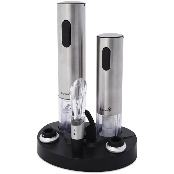 Ivation Wine Gift Set - Bottle Opener, Aerator, Preserver And More