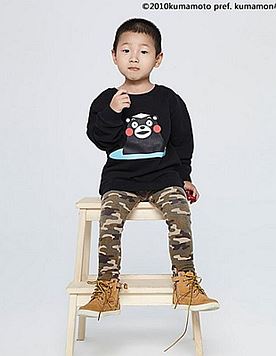 童装卫衣 圆领 熊本熊 S9 黑色