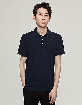 POLO衫 棉质干爽网眼 男款 藏蓝色