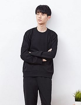 凡客基础多色家居套装 男款 黑色