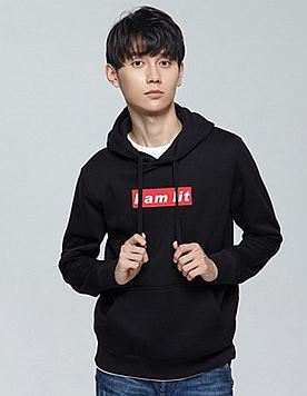 卫衣 创可贴 点燃我 黑色