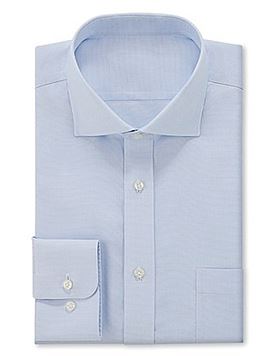 凡客日式宽松免烫衬衫 温莎领 浅蓝色