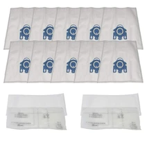 ZVac (10 Bags + 4 Filters) Compatible Vacuum Bags/Filters Replacement for Miele GN Airclean Vacuum bags