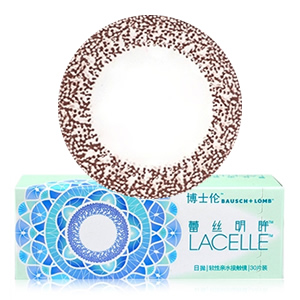 博士伦蕾丝明眸日抛美瞳30片装