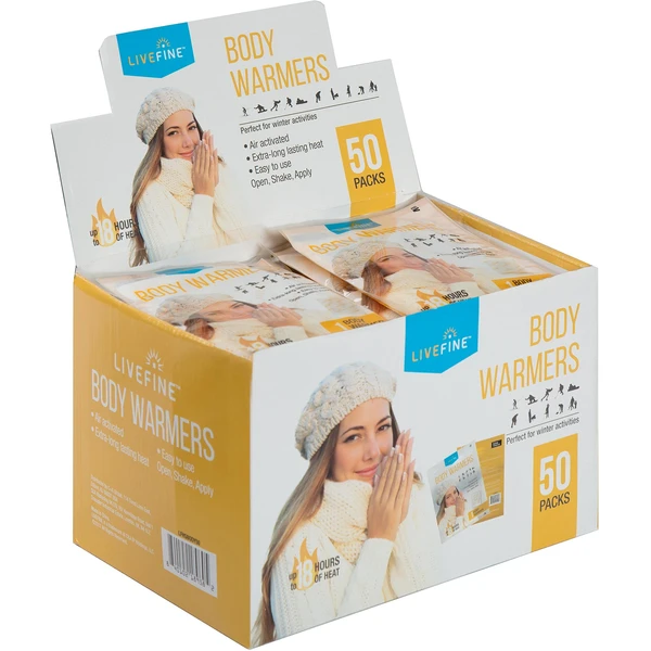 Large Body Warmers – Air Activated Heat Packs