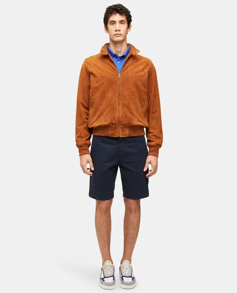 Aspesi SWING coat in suede