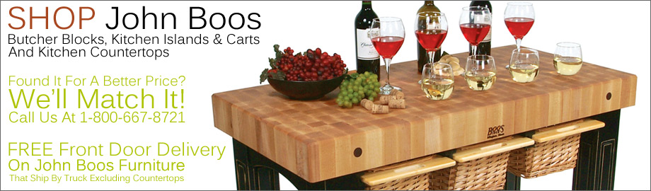 John Boos Kitchen Islands and Counter Tops