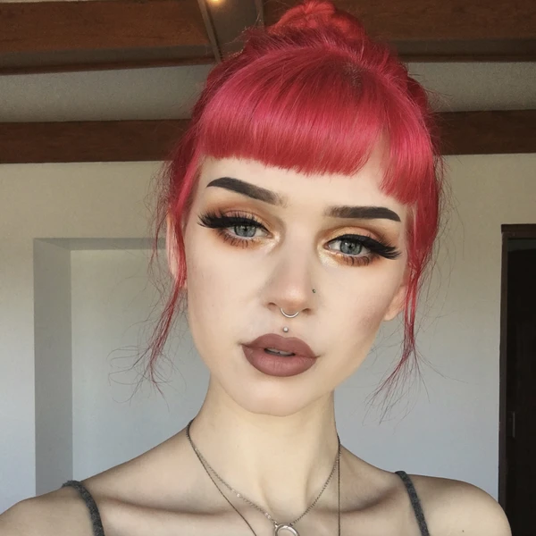 Lipstick Hair Color