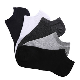 图贝娇男士全棉船袜短筒袜男潮浅口春夏季低帮透气防臭吸汗超薄款