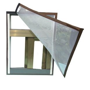 定做沙窗新型防蚊隐形纱窗自粘软磁性磁条魔术贴纱窗强磁角可挂起