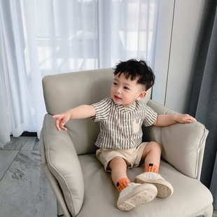 宝宝夏装套装帅气1一3岁2020新款潮男童洋气网红夏天短袖小童童装