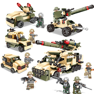 开益儿童积木益智拼装玩具小颗粒拼插男生创意拼接组装玩具模型