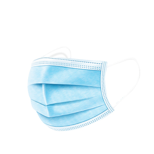 现货72小时发】三层防护一次性口罩无纺布透气防尘熔喷布成人口罩