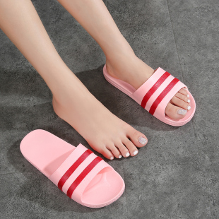 迪安尔拖鞋女士家用夏天室内防滑浴室家居塑料软底洗澡凉拖女夏季