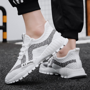 2020新款夏季透气网鞋男鞋韩版潮流休闲鞋百搭男士飞织老爹潮鞋子