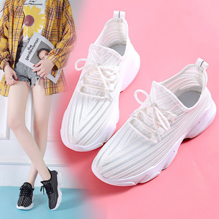 2020新款夏季运动跑步凉鞋透气网鞋时尚百搭休闲网红学生女鞋单鞋