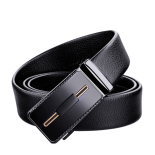 萨驰狼皮带男真皮纯男士裤腰带头层牛皮自动扣中青年人潮商务正品