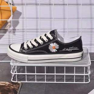 2020春季韩版女鞋休闲帆布鞋女百搭学生学院风ins新款小白鞋6