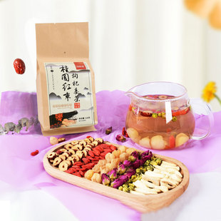 红枣桂圆枸杞姜茶养生花茶女补血补气养血补气血调理月经宫寒体寒