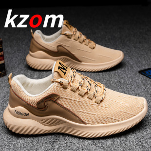 KzoM2020潮牌飞织鞋男透气春夏运动鞋潮鞋老爹鞋椰子鞋跑步鞋D