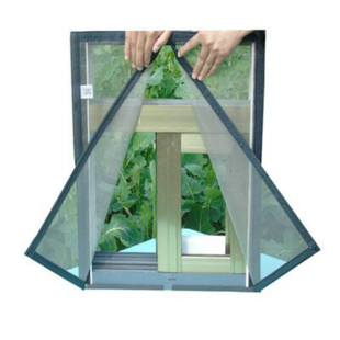 定做防蚊纱窗门帘隐形磁性窗帘窗纱网沙窗简易窗户中开纱窗