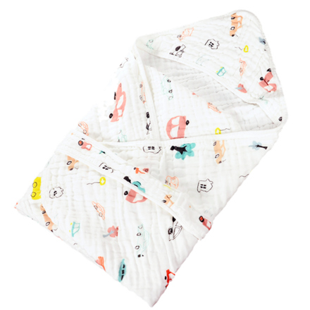 初生婴儿抱被产房包被纱布薄款纯棉新生夏季宝宝春秋天用品裹布单