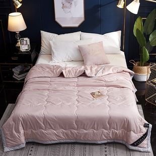 水洗冰丝夏被空调被天丝夏凉被单件被芯可水洗单双人夏天薄款被子