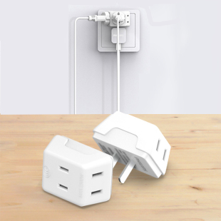 飞利浦usb插座插头创意无线多功能家用插排插线板电源转换器排插