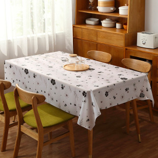 桌布防水防油免洗pvc北欧ins透明餐桌垫茶几垫布艺简约书桌垫学生