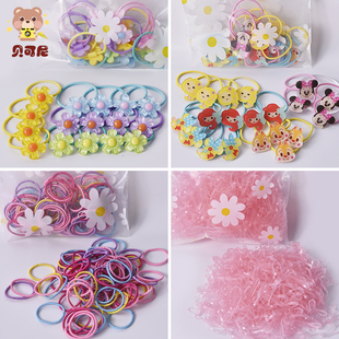 韩国小女孩头饰儿童皮筋不伤发女童头绳宝宝发饰发圈扎头发橡皮筋