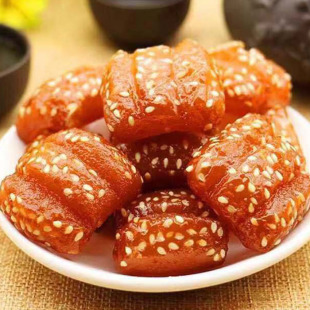 山东特产老式传统糕点蜜三刀现做现发密翻花芝麻条小零食1斤装