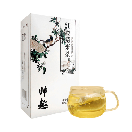 帅趣红豆薏米芡实茶赤小豆薏仁苦荞大麦花茶养生茶