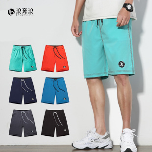 夏天男士韩版潮宽松5分五分裤夏季沙滩裤7分七分裤中裤子休闲短裤