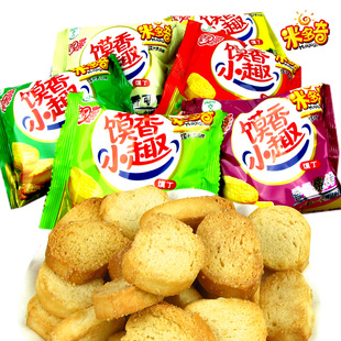 米多奇烤馍片小馍丁零食小吃馍香小趣早餐饼干馒头片休闲食品整箱